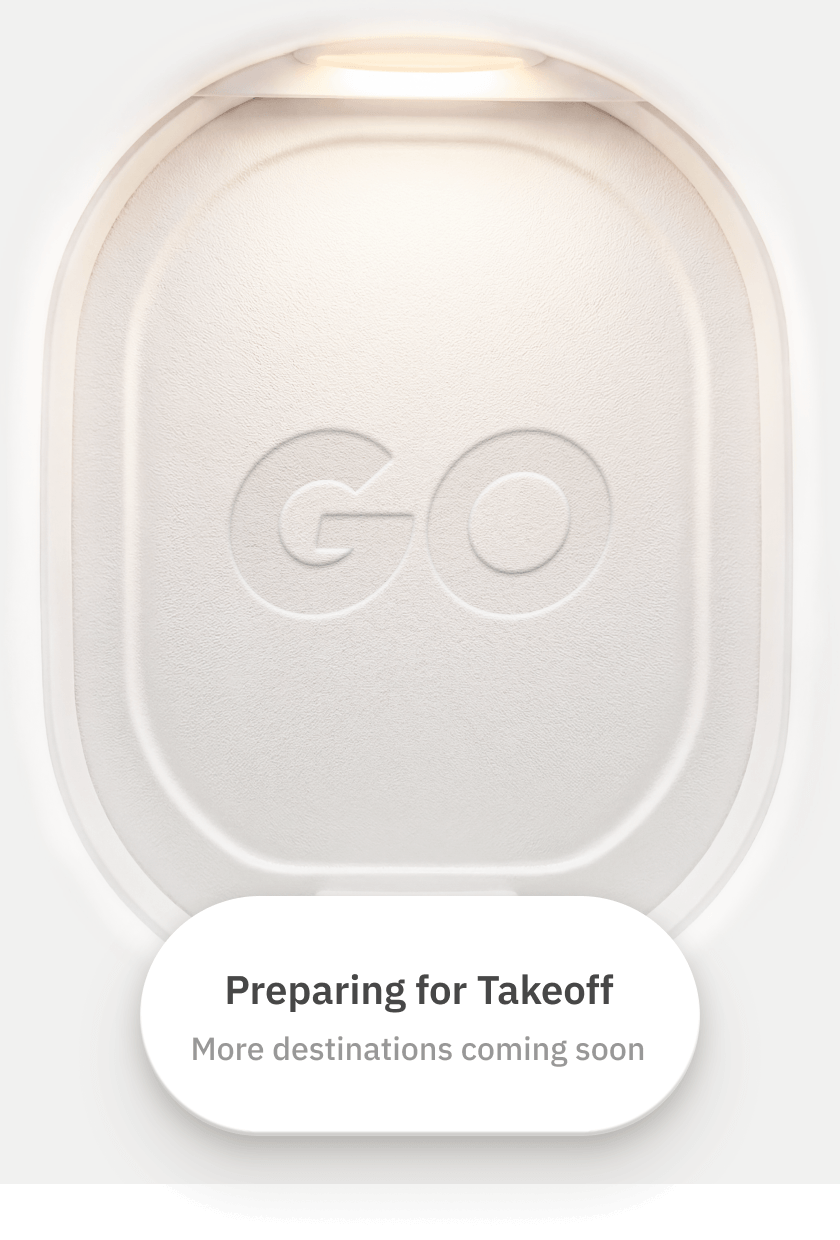 Coming soon, more destinations