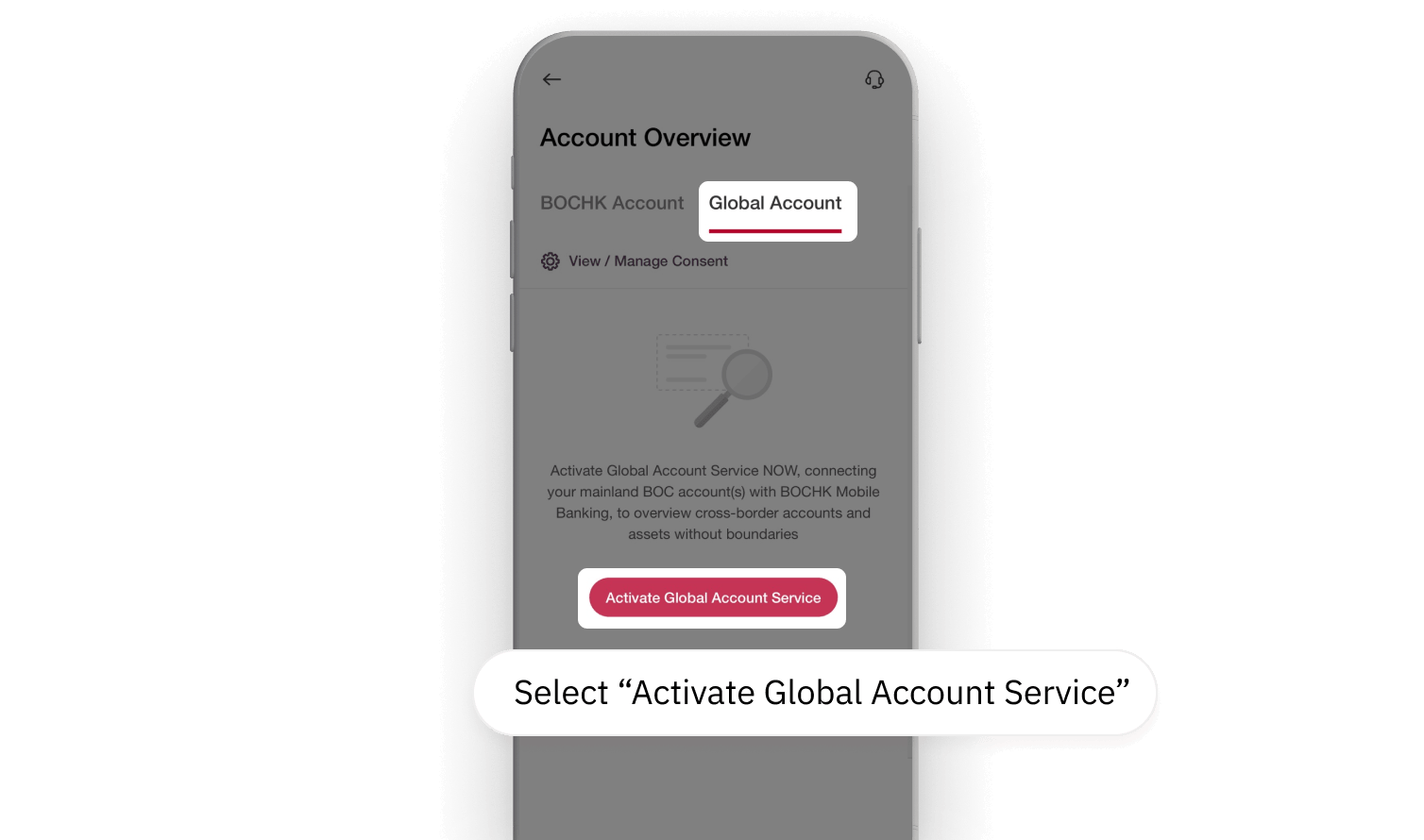 Go to "Cross-Border" > "Global Account Service" and select "Activate Global Account Service"