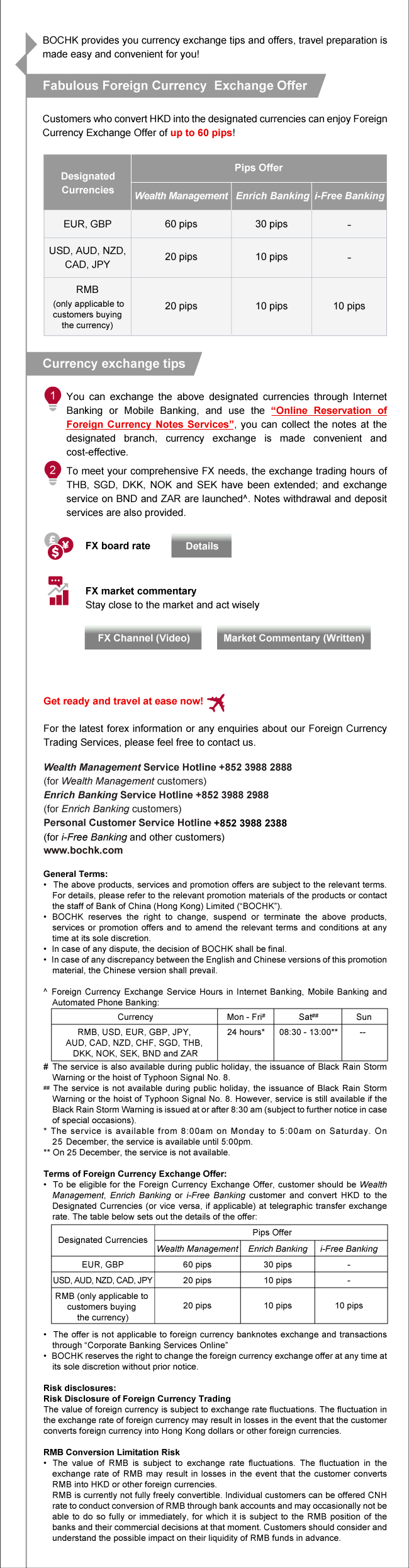 Foreign Currency Exchange Offer Bank Of China Hong Kong Limited Foreign Currency Exchange Offer Bank Of China Hong Kong Limited