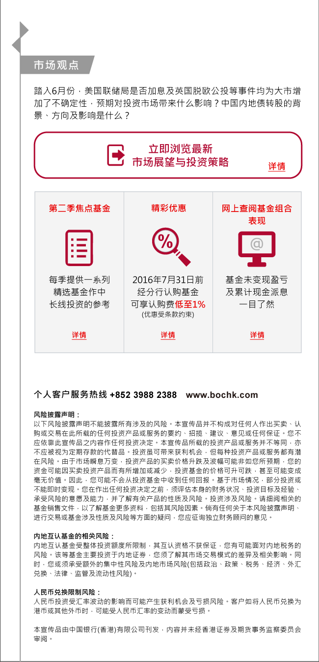 中银香港投资市场视点| 中国银行(香港)有限公司