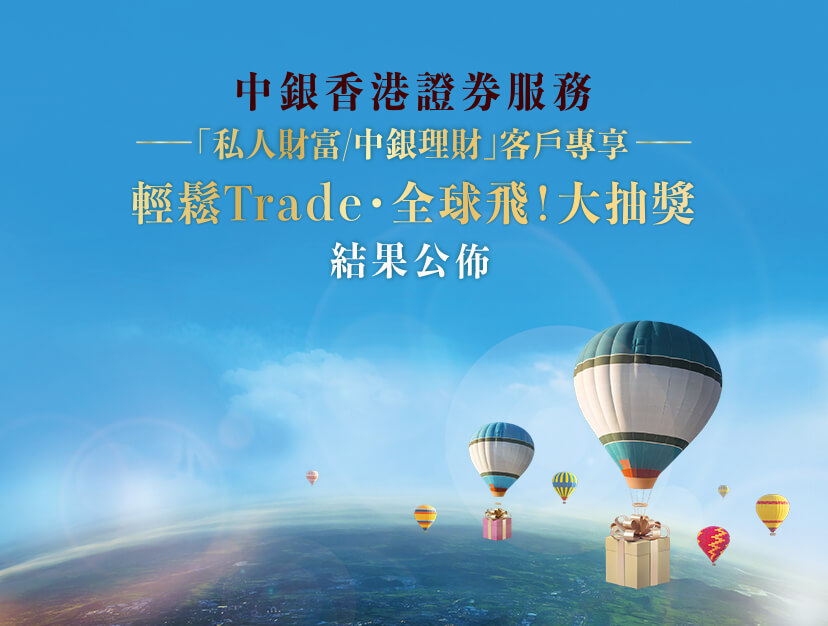 輕鬆Trade．全球飛！大抽獎