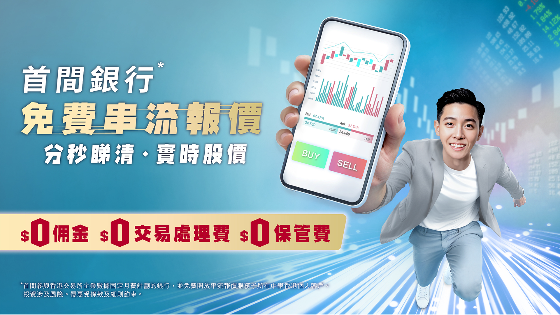 「中銀香港證券服務」加入Trendy22Together $0佣優惠助陣！一齊大展拳腳！