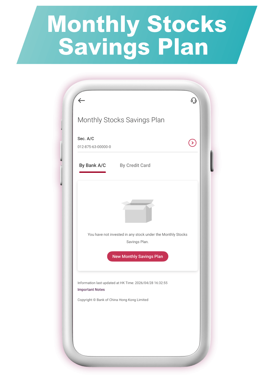Monthly Stocks Savings Plan