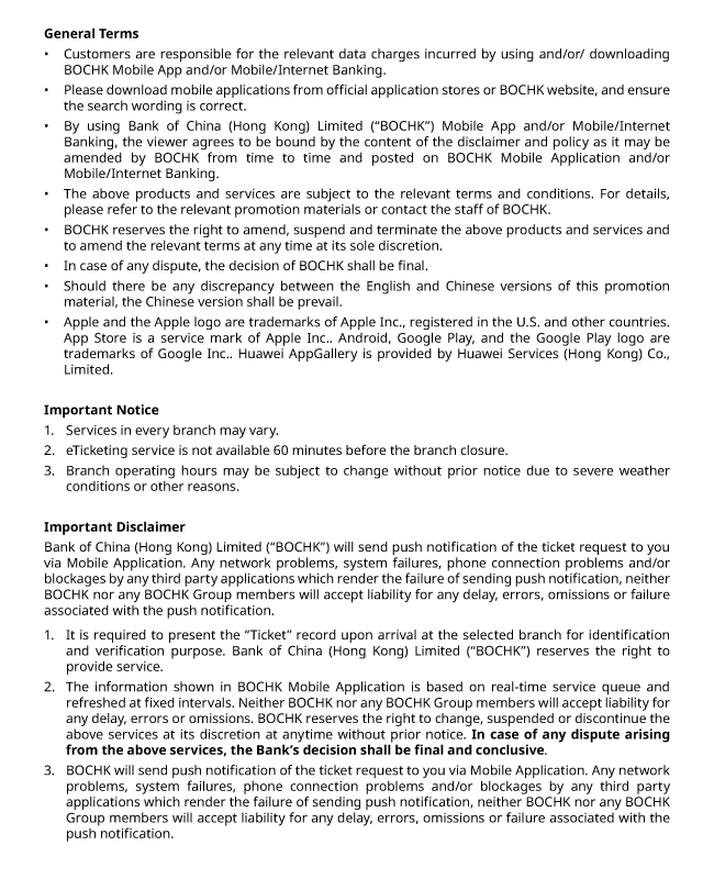 General Terms