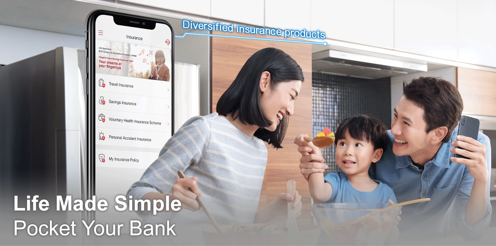 Life Made Simple Pocket Your Bank
Multiple comprehensive protection plans with just one click