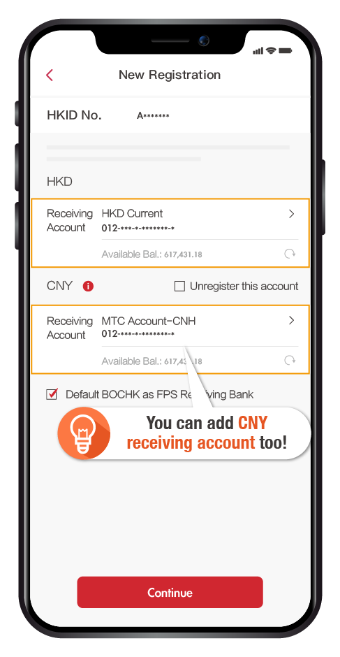 mobile FPS Register with HKID step 3