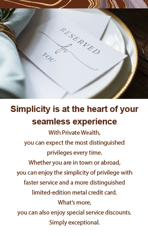 Simplicity is at the heart of your seamless experience