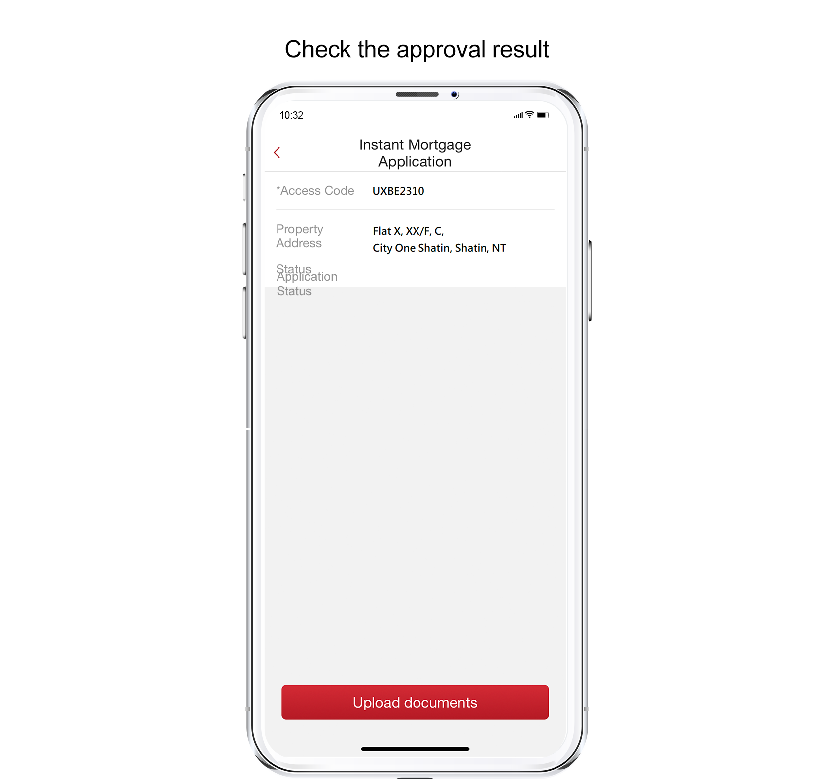 “Status Tracking” on approval result
