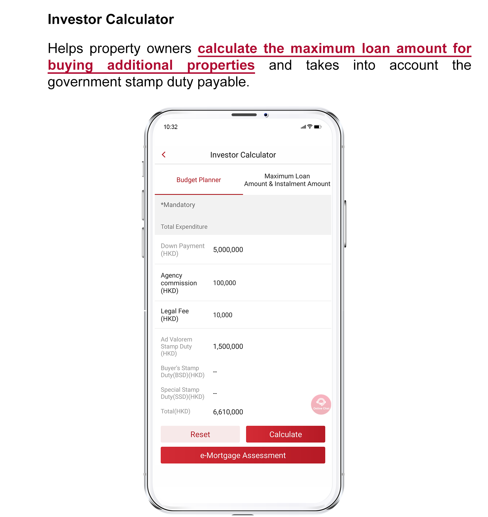 Investor Calculator